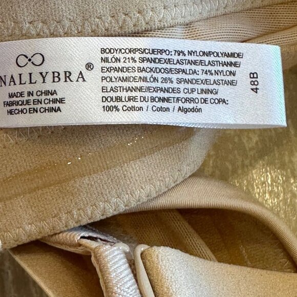 Finallybra BULGEnator™ No Underarm Bulge Multiway Push In Bra Size 48B Nude - Picture 4 of 11